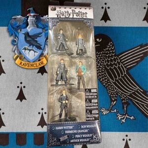 Nano Metalfigs Harry Potter Pack A 5 Figures Ron Weasley Hermoine Granger Metal